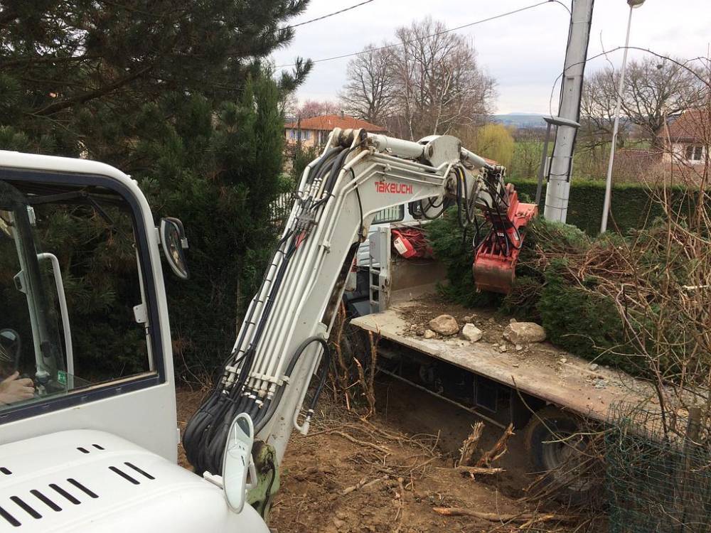trans tp saint belois travaux tractopelle